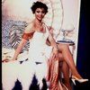 Actress Leslie Uggams in scene fr. the National Tour of the Broadway revival of the musical "Anything Goes." (Boston)