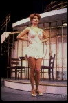 Actress Susan Terry in scene fr. the National Tour of the Broadway revival of the musical "Anything Goes." (Boston)