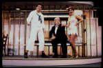Actors (L-R) Rex Smith, Rip Taylor & Susan Terry in scene fr. the National Tour of the Broadway revival of the musical "Anything Goes." (Boston)