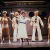 Actress Leslie Uggams (C) in scene fr. the National Tour of the Broadway revival of the musical "Anything Goes." (Boston)