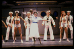 Actress Leslie Uggams (C) in scene fr. the National Tour of the Broadway revival of the musical "Anything Goes." (Boston)
