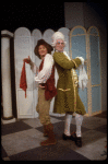 Actors (L-R) Philip Charles MacKenzie & Grady Clarkson in a scene fr. the Off-Broadway musical "The Contrast." (New York)
