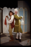 Actors (L-R) Philip Charles MacKenzie & Grady Clarkson in a scene fr. the Off-Broadway musical "The Contrast." (New York)