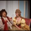 Actors Pamela Adams & Philip Charles MacKenzie in a scene fr. the Off-Broadway musical "The Contrast." (New York)