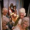 Actors (Front L-R) Ty McConnell, Connie Danese, Grady Clarkson &  Elaine Kerr, (Rear L-R) Patti Perkins, Robert G. Denison, Gene Kelton, Philip Charles MacKenzie & Pamela Adams in a scene fr. the Off-Broadway musical "The Contrast." (New York)