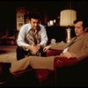 Actor (L-R) Joseph Mascolo &  Walter McGinn in a scene fr. the London production of the play "That Championship Season." (London)