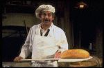 Actor Topol in a scene fr. the Broadway musical "The Baker's Wife." (New York)