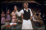 Actor Topol (C) in a scene fr. the Broadway musical "The Baker's Wife." (New York)