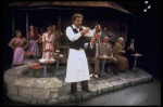 Actor Topol (C) in a scene fr. the Broadway musical "The Baker's Wife." (New York)