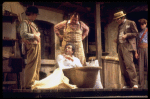 Actor Paul Sorvino (Seated C) in a scene fr. the Broadway musical "The Baker's Wife." (New York)