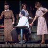 Actors (L-R) Portia Nelson, Paul Sorvino, Darlene Conley & Teri Ralston in a scene fr. the Broadway musical "The Baker's Wife." (New York)