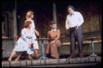 Actors (L-R) Darlene Conley, Teri Ralston, Portia Nelson & Paul Sorvino in a scene fr. the Broadway musical "The Baker's Wife." (New York)