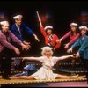 Actors (L-R) J. B. Adams, Craig Wells, Nancy E. Carroll (on floor), Christine Toy, Diane Fratantoni & Suzanne Hevner in a scene fr. the Off-Broadway musical "Balancing Act." (New York)