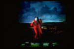 Scene fr. the Brooklyn Academy of Music (BAM) production of the theater piece "The Black Rider." (Brooklyn)