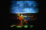 Scene fr. the Brooklyn Academy of Music (BAM) production of the theater piece "The Black Rider." (Brooklyn)