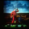 Scene fr. the Brooklyn Academy of Music (BAM) production of the theater piece "The Black Rider." (Brooklyn)