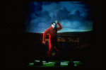 Scene fr. the Brooklyn Academy of Music (BAM) production of the theater piece "The Black Rider." (Brooklyn)