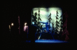 Scene fr. the Brooklyn Academy of Music (BAM) production of the theater piece "The Black Rider." (Brooklyn)
