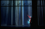 Scene fr. the Brooklyn Academy of Music (BAM) production of the theater piece "The Black Rider." (Brooklyn)