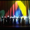 Scene fr. the Brooklyn Academy of Music (BAM) production of the theater piece "The Black Rider." (Brooklyn)