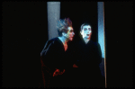Scene fr. the Brooklyn Academy of Music (BAM) production of the theater piece "The Black Rider." (Brooklyn)