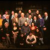 Cast & production team for the Off-Broadway play "Breaking Legs." (New York)