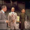 Actors (L-R) Elliott Reid, Paxton Whitehead & Carol Channing in a scene fr. the Broadway play "The Bed Before Yesterday." (New York)