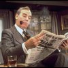 Actor Elliott Reid in a scene fr. the Broadway play "The Bed Before Yesterday." (New York)