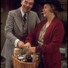 Actors Elliott Reid & Barbara Lester in a scene fr. the Broadway play "The Bed Before Yesterday." (New York)