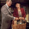 Actors Elliott Reid & Barbara Lester in a scene fr. the Broadway play "The Bed Before Yesterday." (New York)