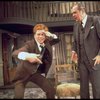 Actors (L-R) Henry Dibling & Elliott Reid in a scene fr. the Broadway play "The Bed Before Yesterday." (New York)