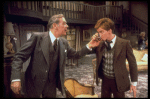 Actors (L-R) Henry Dibling & Elliott Reid in a scene fr. the Broadway play "The Bed Before Yesterday." (New York)