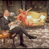 Actors Elliott Reid & Carol Channing in a scene fr. the Broadway play "The Bed Before Yesterday." (New York)