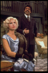 Actors Barry Vigon & Caroline McWilliams in a scene fr. the Broadway play "The Bed Before Yesterday." (New York)