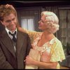 Actors Henry Dibling & Caroline McWilliams in a scene fr. the Broadway play "The Bed Before Yesterday." (New York)