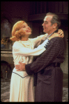 Actors Elliott Reid & Carol Channing in a scene fr. the Broadway play "The Bed Before Yesterday." (New York)