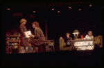 Actors (L-R) Johnny Doran, Gwen Verdon, Shawn Campbell & Ariane Munker in a scene fr. the Broadway play "Children! Children!" (New York)