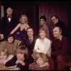 Actress Gwen Verdon (seated 2R) w. the cast & crew fr. the Broadway play "Children! Children!" (New York)