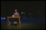 Scene fr. the Brooklyn Academy of Music (BAM) production of the theater piece "Atlas." (Brooklyn)
