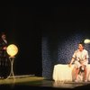 Scene fr. the Brooklyn Academy of Music (BAM) production of the theater piece "Atlas." (Brooklyn)