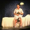 Scene fr. the Brooklyn Academy of Music (BAM) production of the theater piece "Atlas." (Brooklyn)