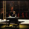 Scene fr. the Brooklyn Academy of Music (BAM) production of the theater piece "Atlas." (Brooklyn)