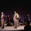 Scene fr. the Brooklyn Academy of Music (BAM) production of the theater piece "Atlas." (Brooklyn)