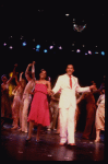 Actors Larry Marshall & Julia Lema in a scene fr. the pre-Broadway production of the musical "A Broadway Musical."