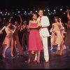 Actors Larry Marshall & Julia Lema in a scene fr. the pre-Broadway production of the musical "A Broadway Musical."