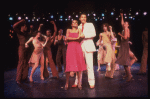 Actors Larry Marshall & Julia Lema in a scene fr. the pre-Broadway production of the musical "A Broadway Musical."