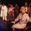 Actors (L-R) Julius LaRosa, Larry Marshall, Helen Gallagher, Larry Riley, Anne Francine, Gwyda Donhowe & Ron Ferrell in a scene fr. the pre-Broadway production of the musical "A Broadway Musical."
