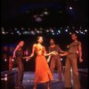 Actress Julia Lema (C) in a scene fr. the pre-Broadway production of the musical "A Broadway Musical."