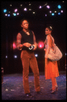 Actors Ron Ferrell & Julia Lema in a scene fr. the pre-Broadway production of the musical "A Broadway Musical."
