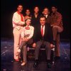 Actors (Back L-R) Larry Marshall, Julia Lema, Ron Ferrell, Gwyda Donhowe & Larry Riley, (Front L-R) Helen Gallagher & Julius LaRosa in a scene fr. the pre-Broadway production of the musical "A Broadway Musical."